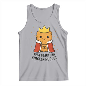 I'm A Beautiful Chicken Nugget Tank Top Food Humor Gift TS12 Athletic Heather Print Your Wear