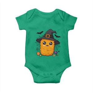 Halloween Nugget With Witch Hat Baby Onesie Funny Food Gift TS12 Irish Green Print Your Wear