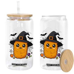 Halloween Nugget With Witch Hat Glass Can Funny Food Gift TS12 Print Your Wear