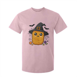 Halloween Nugget With Witch Hat T Shirt For Kid Funny Food Gift TS12 Light Pink Print Your Wear