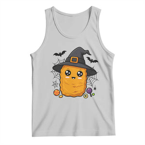 Halloween Nugget With Witch Hat Tank Top Funny Food Gift TS12 Ash Print Your Wear