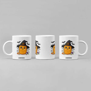 Halloween Nugget With Witch Hat Coffee Mug Funny Food Gift TS12 Print Your Wear