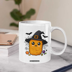 Halloween Nugget With Witch Hat Coffee Mug Funny Food Gift TS12 Print Your Wear