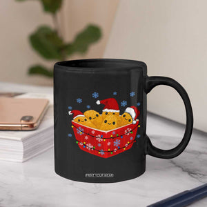 Christmas Chicken Nuggets Coffee Mug Funny Food Lover Gift TS12 Print Your Wear
