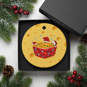 Xmas Chicken Nuggets Ceramic Ornament Funny Food Lover Gift TS12 1pc Yellow Cheese Print Your Wear