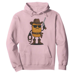 Cowboy Chicken Nugget Hoodie Funny Food Gift TS12 Light Pink Print Your Wear