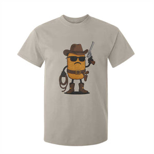 Cowboy Chicken Nugget T Shirt For Kid Funny Food Gift TS12 Sand Print Your Wear