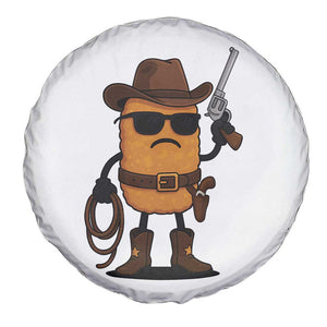 Cowboy Chicken Nugget Spare Tire Cover Funny Food Gift TS12 Print Your Wear