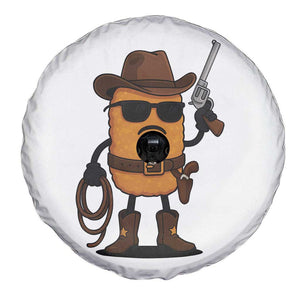 Cowboy Chicken Nugget Spare Tire Cover Funny Food Gift TS12 Print Your Wear