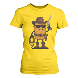 Cowboy Chicken Nugget T Shirt For Women Funny Food Gift TS12 Daisy Print Your Wear