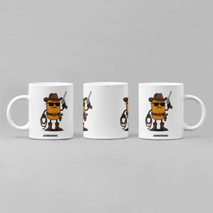 Cowboy Chicken Nugget Coffee Mug Funny Food Gift TS12 Print Your Wear