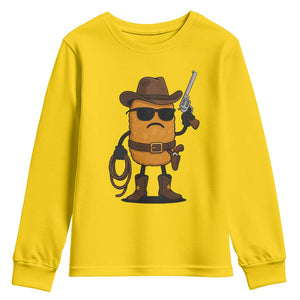 Cowboy Chicken Nugget Youth Sweatshirt Funny Food Gift TS12 Daisy Print Your Wear