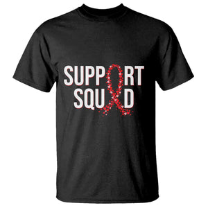 HIV AIDS Awareness Fighter T Shirt Support Squad Gift TS12 Black Print Your Wear