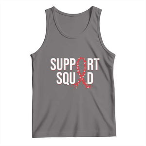 HIV AIDS Awareness Fighter Tank Top Support Squad Gift TS12 Deep Heather Print Your Wear