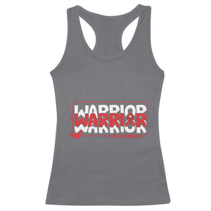 HIV Awareness Warrior Racerback Tank Top Red Ribbon Fighter Gift TS12 Charcoal Print Your Wear