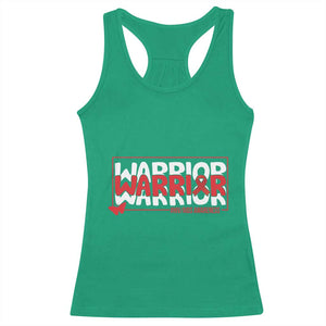 HIV Awareness Warrior Racerback Tank Top Red Ribbon Fighter Gift TS12 Irish Green Print Your Wear
