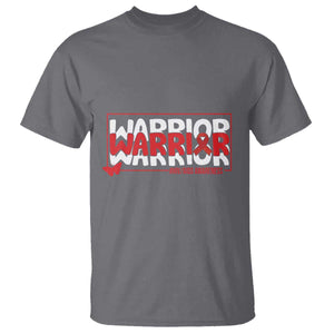 HIV Awareness Warrior T Shirt Red Ribbon Fighter Gift TS12 Charcoal Print Your Wear