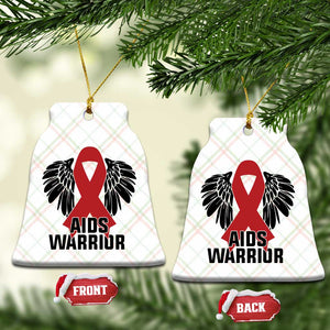 Aids Warrior Ceramic Ornament Red Ribbon HIV Awareness Gift TS12 Print Your Wear