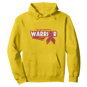 HIV Awareness Warrior Hoodie Red Ribbon Support Gift TS12 Daisy Print Your Wear