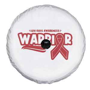 HIV Awareness Warrior Spare Tire Cover Red Ribbon Support Gift TS12 Print Your Wear