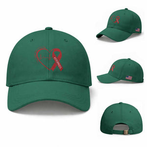 Never Forget World AIDS Day Baseball Cap Red Ribbon HIV Awareness Gift TS12 Baseball Cap Universal Fit Irish Green Print Your Wear