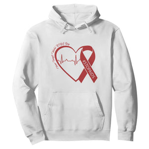 Never Forget World AIDS Day Hoodie Red Ribbon HIV Awareness Gift TS12 White Print Your Wear