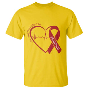 Never Forget World AIDS Day T Shirt Red Ribbon HIV Awareness Gift TS12 Daisy Print Your Wear