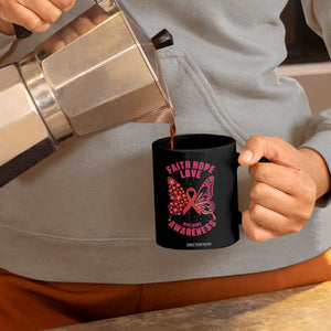 Faith Hope Love HIV Butterfly Coffee Mug Awareness Month Gift TS12 Print Your Wear