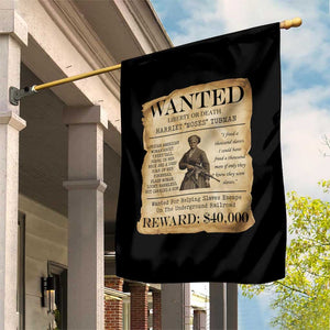 Vintage Harriet Tubman Poster Garden Flag Wanted For Helping Slaves Escape TS12 Print Your Wear