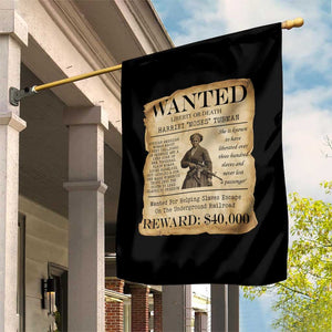 Harriet Tubman Wanted Reward Poster Garden Flag Liberty Or Death TS12 Print Your Wear