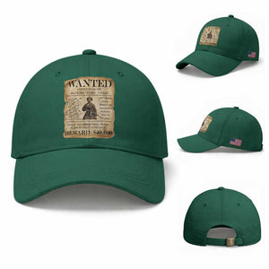Harriet Tubman Wanted Reward Poster Baseball Cap Liberty Or Death TS12 Baseball Cap Universal Fit Irish Green Print Your Wear