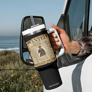 Harriet Tubman Wanted Reward Poster Tumbler With Handle Liberty Or Death TS12 Print Your Wear