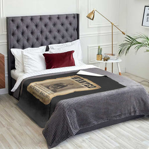 Harriet Tubman Wanted Reward Poster Throw Blanket Freedom Or Death TS12 Print Your Wear