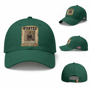 Harriet Tubman Wanted Reward Poster Baseball Cap Freedom Or Death TS12 Baseball Cap Universal Fit Irish Green Print Your Wear
