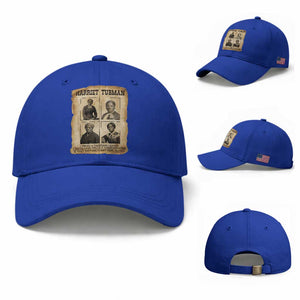 Vintage Harriet Tubman Poster Baseball Cap I Freed A Thousand People TS12 Baseball Cap Universal Fit Royal Blue Print Your Wear