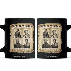Vintage Harriet Tubman Poster Coffee Mug I Freed A Thousand People TS12 Black Print Your Wear