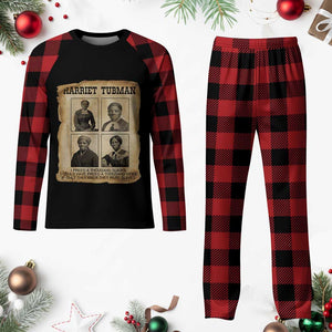 Vintage Harriet Tubman Poster Plaid Pajama Set I Freed A Thousand People TS12 Buffalo Plaid Print Your Wear