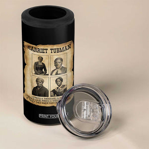Vintage Harriet Tubman Poster 4 in 1 Can Cooler Tumbler I Freed A Thousand People TS12 Print Your Wear