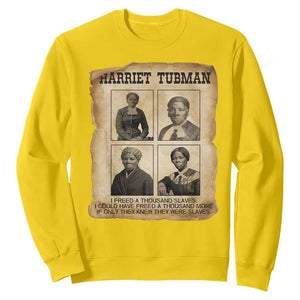 Vintage Harriet Tubman Poster Sweatshirt I Freed A Thousand People TS12 Daisy Print Your Wear