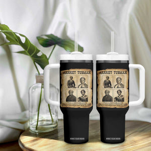 Vintage Harriet Tubman Poster Tumbler With Handle I Freed A Thousand People TS12 Print Your Wear