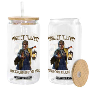 Harriet Tubman Glass Can Underground Railroad Hero Black History Month Gift TS12 Print Your Wear