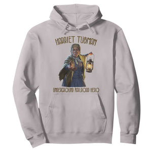 Harriet Tubman Hoodie Underground Railroad Hero Black History Month Gift TS12 Ice Gray Print Your Wear