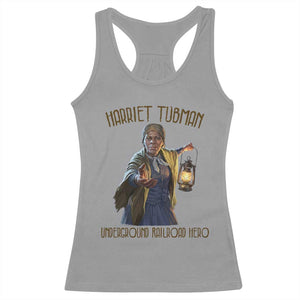 Harriet Tubman Racerback Tank Top Underground Railroad Hero Black History Month Gift TS12 Sport Gray Print Your Wear