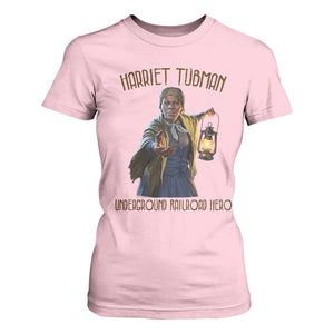 Harriet Tubman T Shirt For Women Underground Railroad Hero Black History Month Gift TS12 Light Pink Print Your Wear