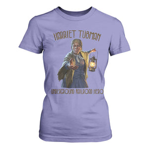 Harriet Tubman T Shirt For Women Underground Railroad Hero Black History Month Gift TS12 Violet Print Your Wear