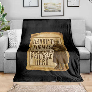 Underground Railroad Hero Harriet Tubman Throw Blanket Feminist History Gift TS12 Print Your Wear