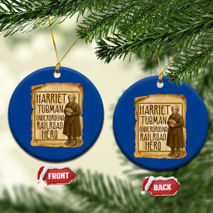 Underground Railroad Hero Harriet Tubman Ceramic Ornament Feminist History Gift TS12 1pc Blue Print Your Wear