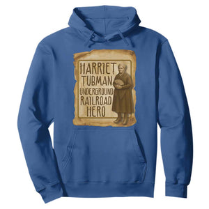 Underground Railroad Hero Harriet Tubman Hoodie Feminist History Gift TS12 Royal Blue Print Your Wear