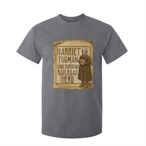 Underground Railroad Hero Harriet Tubman T Shirt For Kid Feminist History Gift TS12 Charcoal Print Your Wear