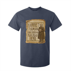 Underground Railroad Hero Harriet Tubman T Shirt For Kid Feminist History Gift TS12 Navy Print Your Wear